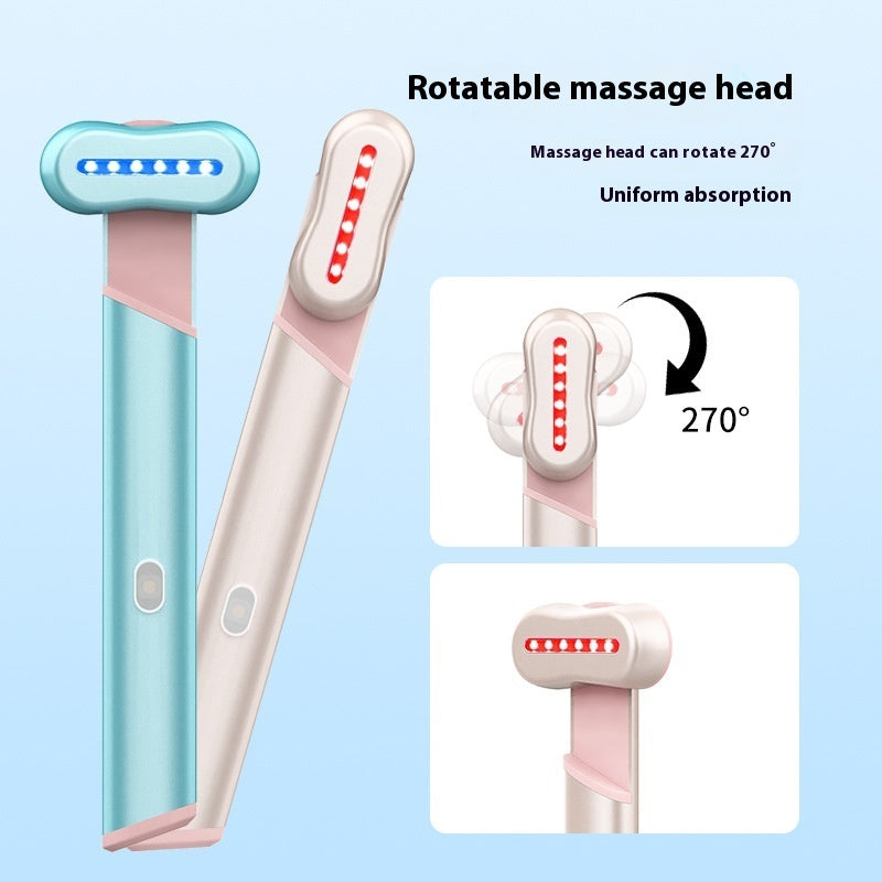 4-Color Electric Eye Massager with Light Therapy