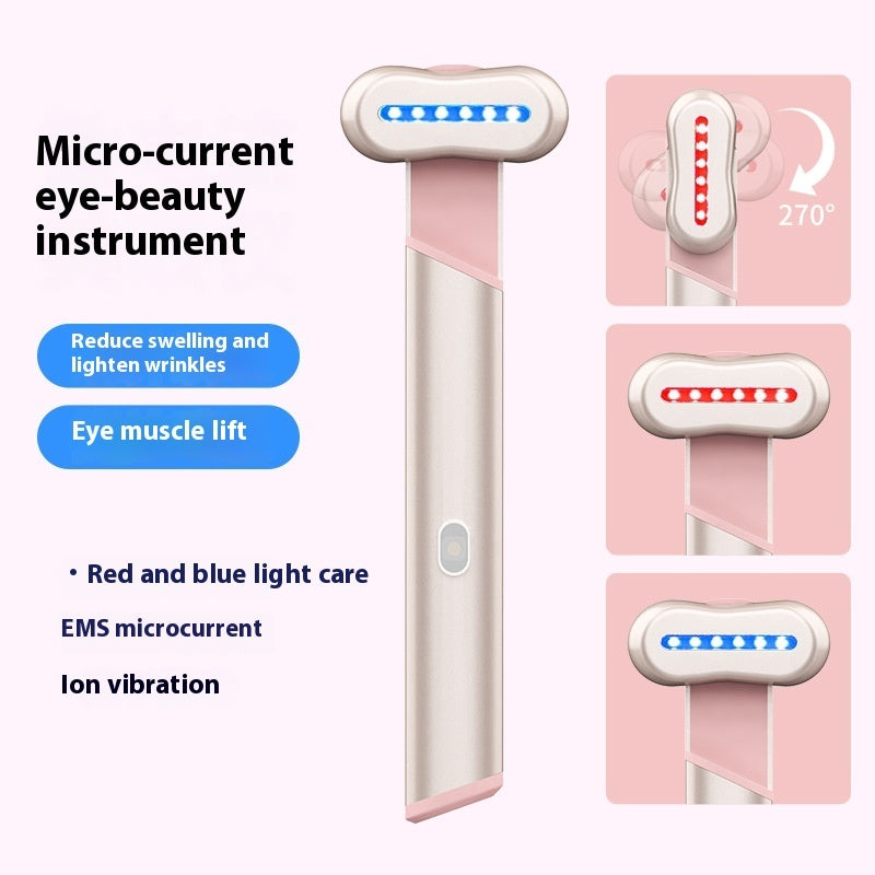 4-Color Electric Eye Massager with Light Therapy
