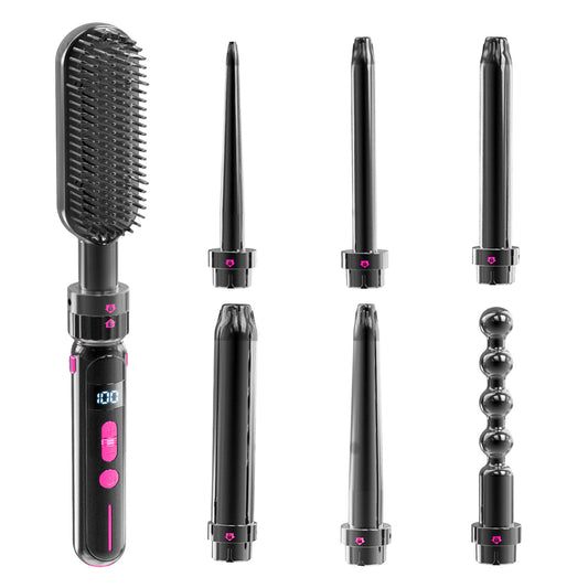 GlamStyler 7-in-1 Hair Styling Tool Kit